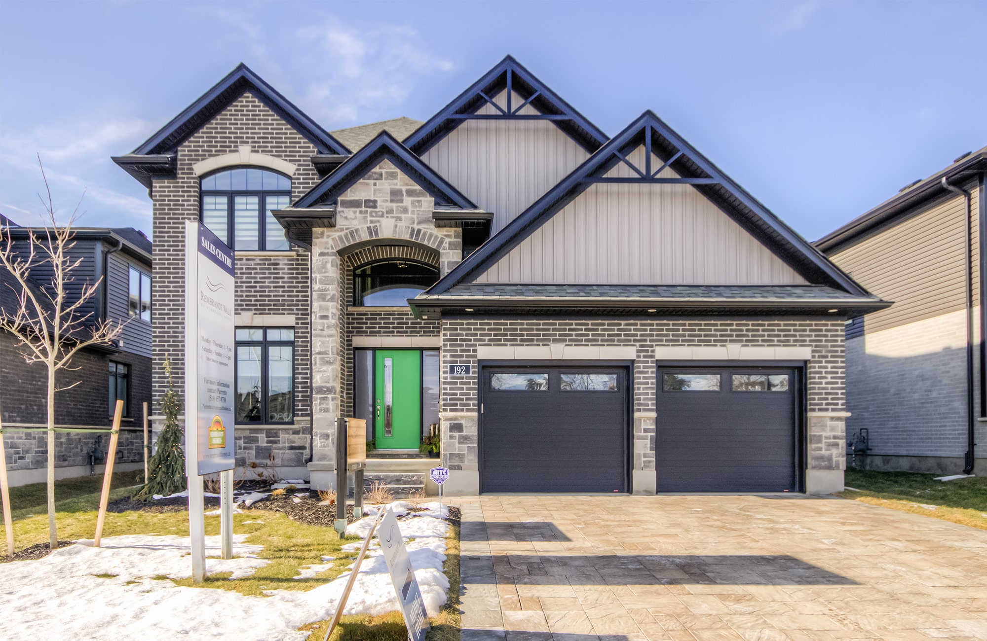 Front of Rembrandt Walk model home