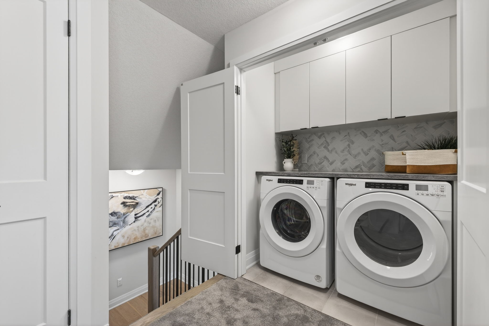 Interior photo at The Nest 2 model home by Rembrandt Homes.