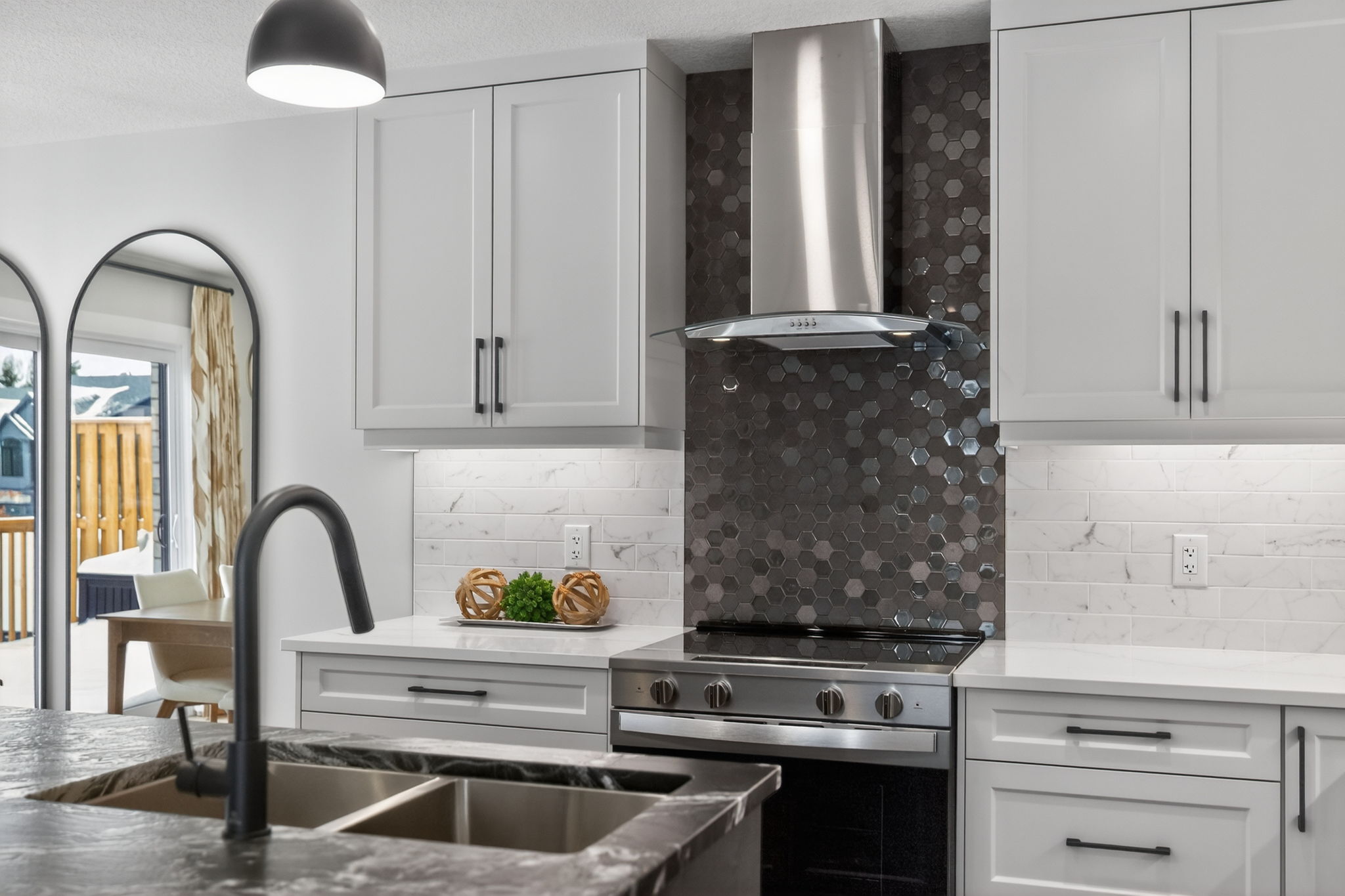 Interior photo at The Nest 2 model home by Rembrandt Homes.
