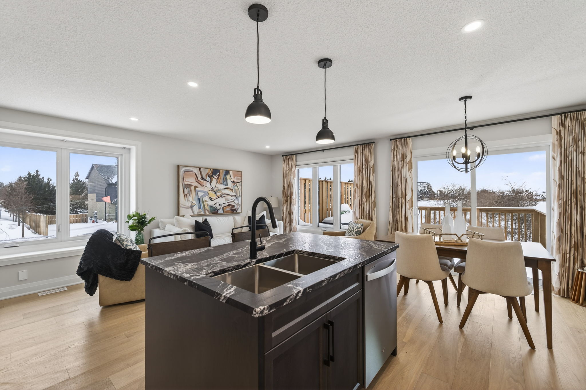 Interior photo at The Nest 2 model home by Rembrandt Homes.