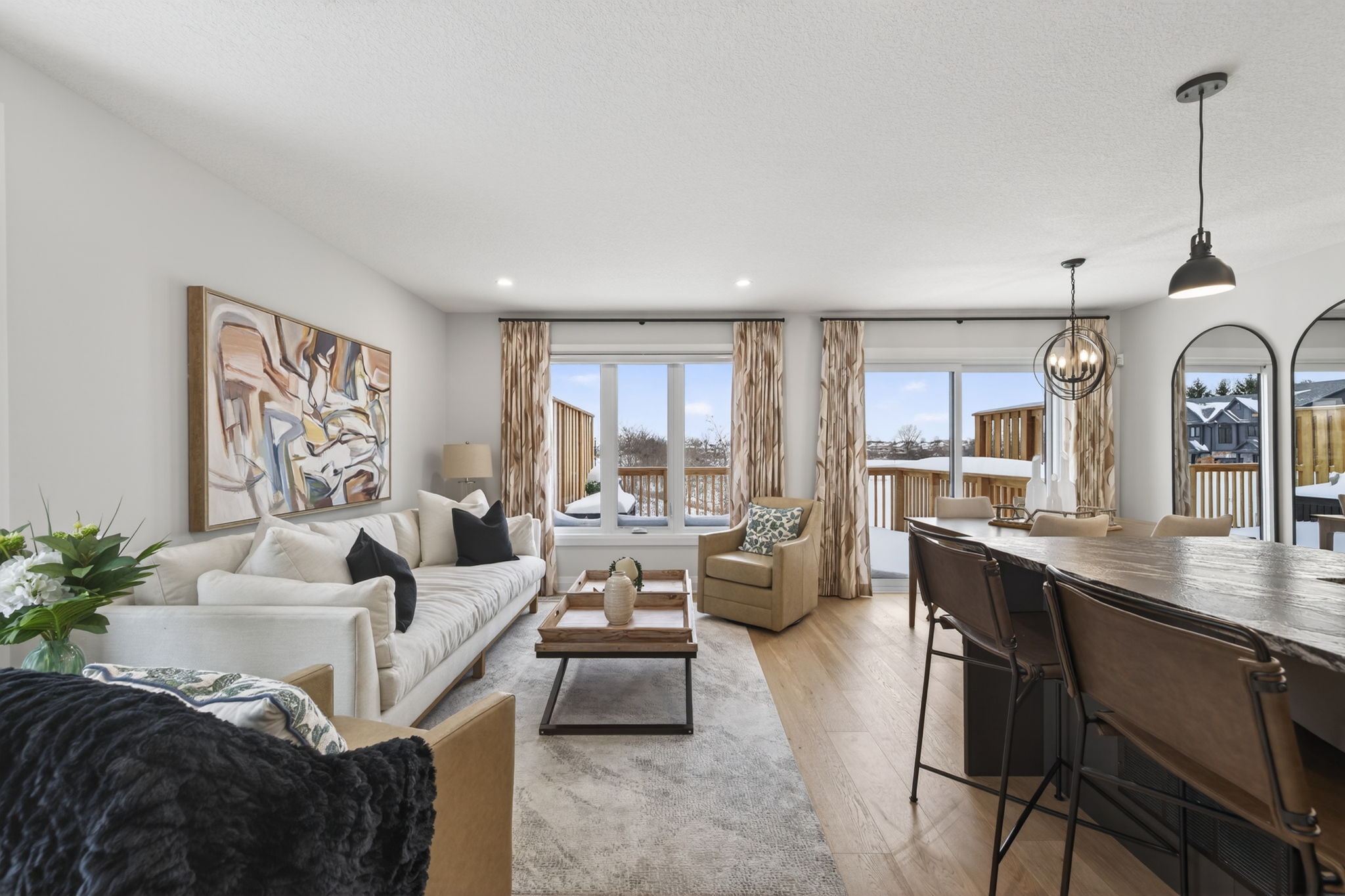 Interior photo at The Nest 2 model home by Rembrandt Homes.