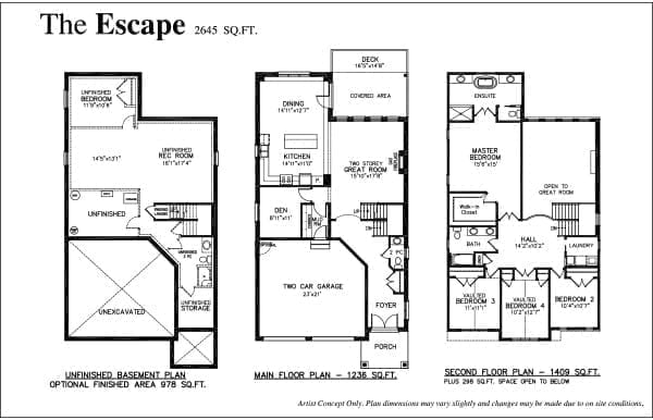 The Escape - Floor Plan - Rembrandt Walk