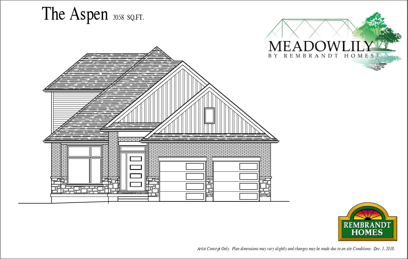 The Aspen - Meadowlily - Plan