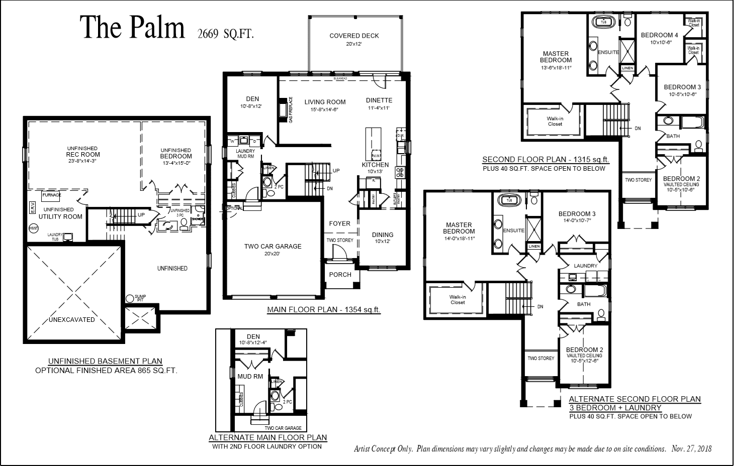 The Palm - Floor Plan - Meadowlily
