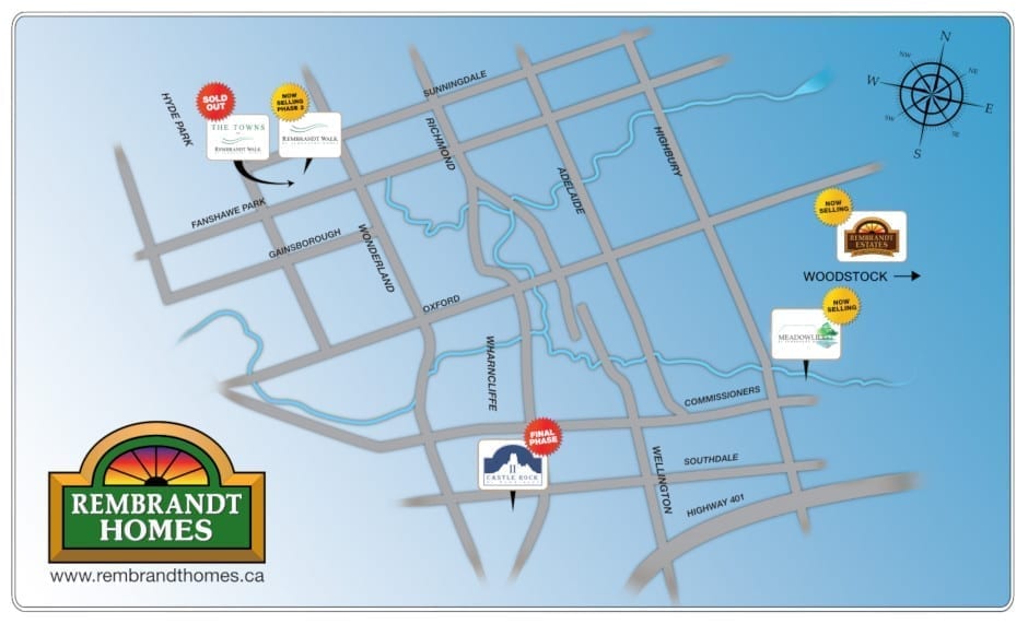 rembrandt-homes-map Rembrandt Town Homes Map
