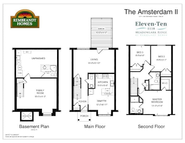 The Amsterdam II - Floor Plan - Eleven-Ten