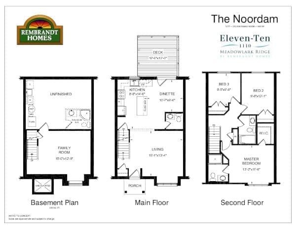 Noordam - Floor Plan - Eleven Ten