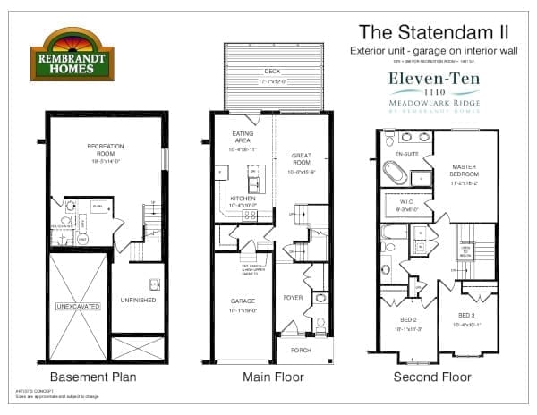The Statendam II Exterior - Main Floor - Floor Plan - Eleven Ten
