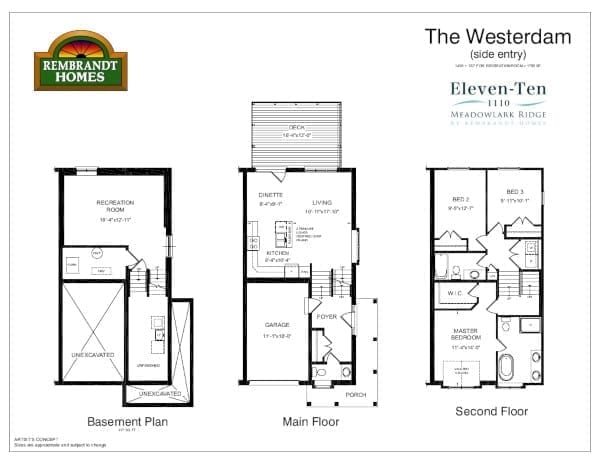 The Westerdam D - Floor Plan - Eleven Ten