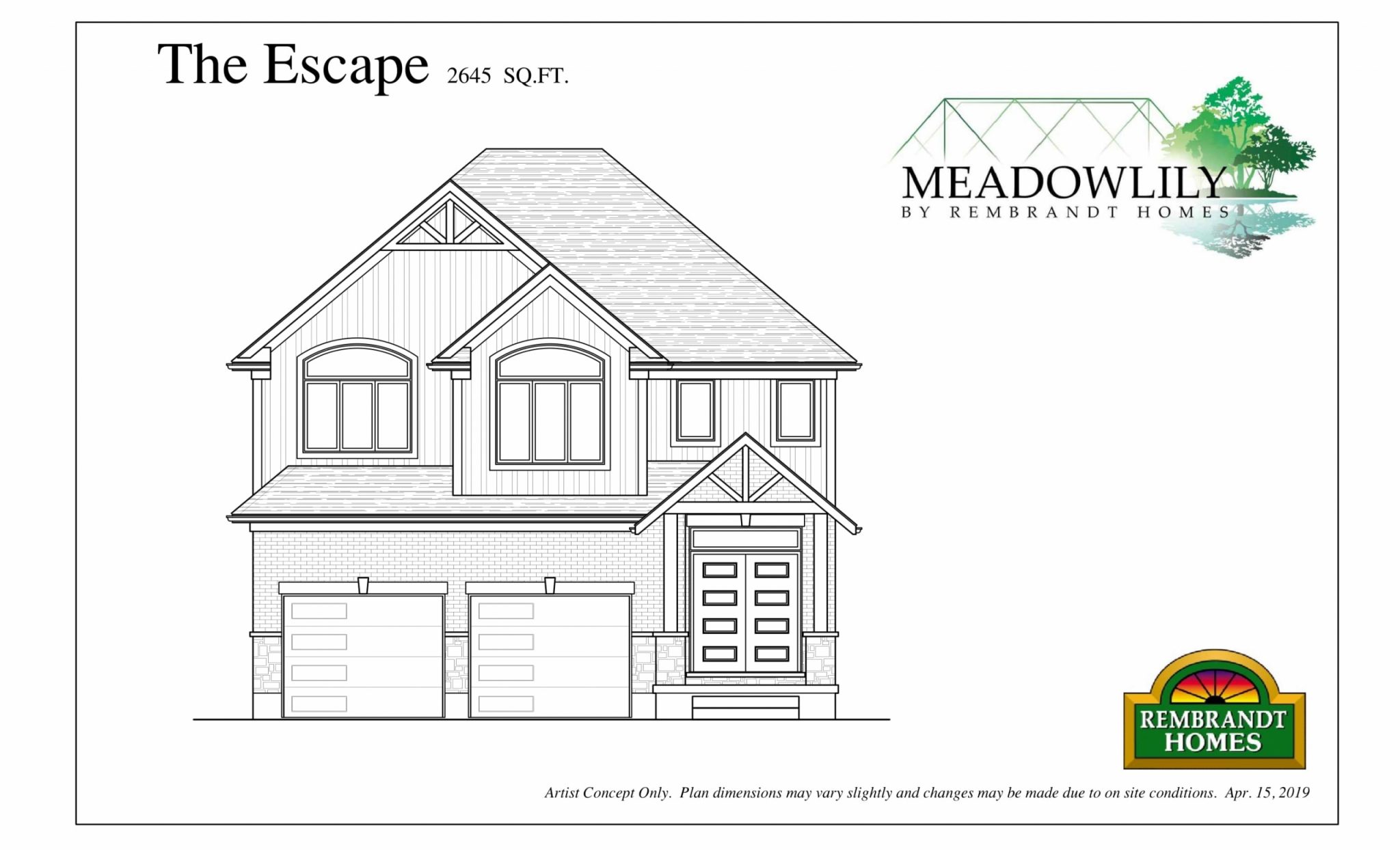 The Escape - Meadowlily - Plan