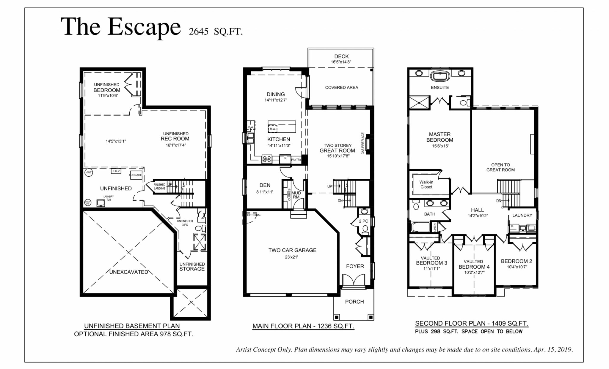 The Escape - Floor Plan - Meadowlily
