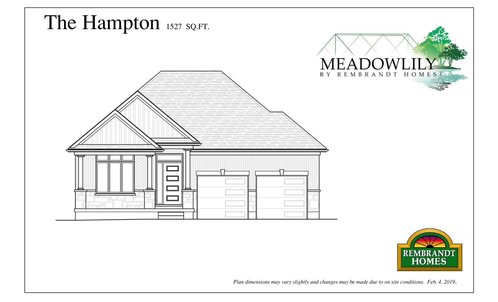 The Hampton - Meadowlily - Plan