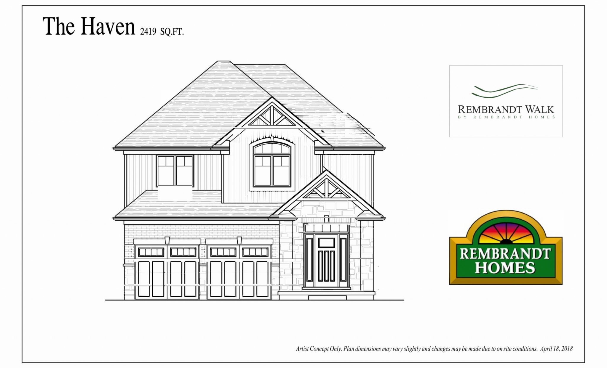 The Haven - Floor Plan - Rembrandt Walk