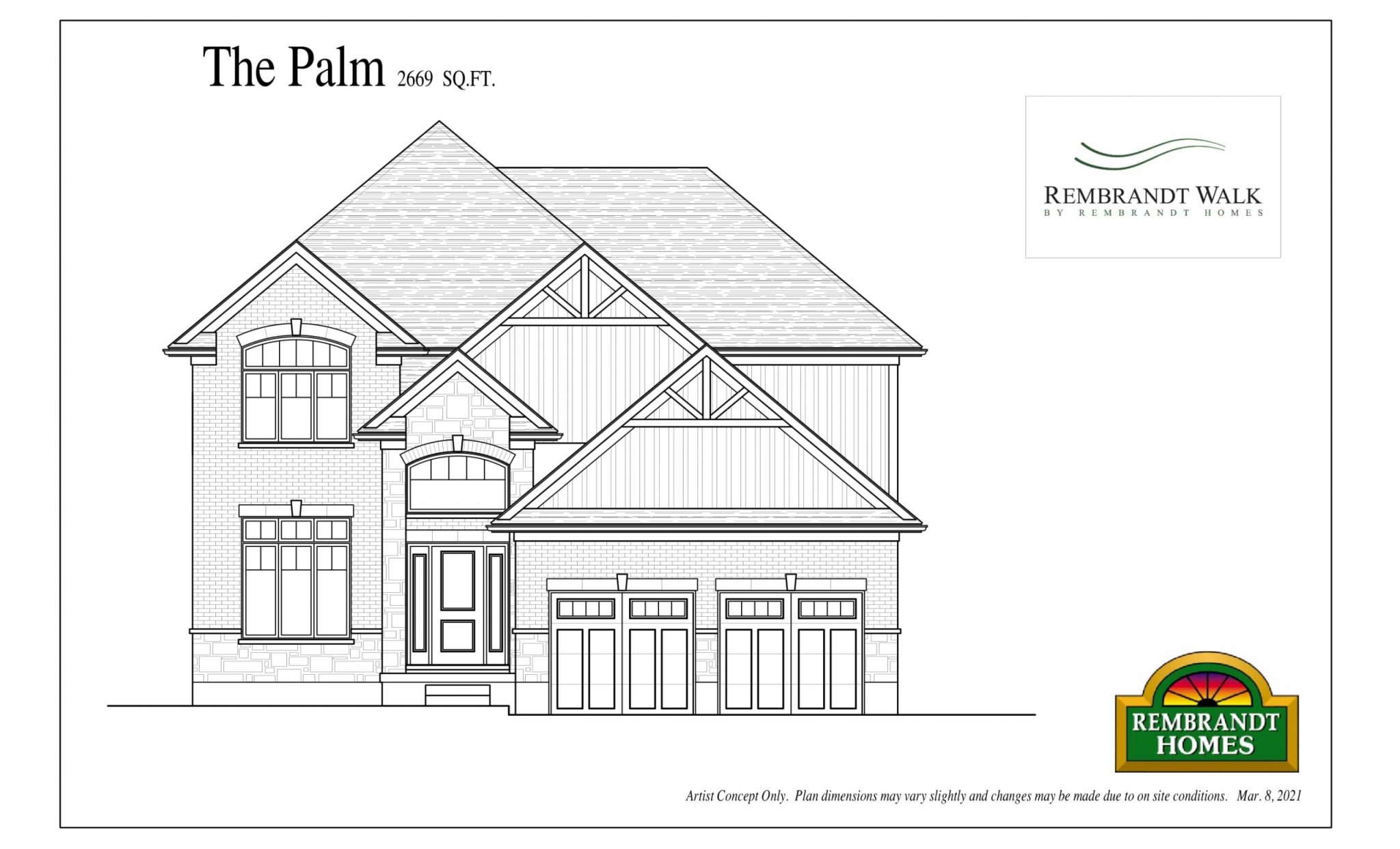 The Palm - Floor Plan - Rembrandt Walk